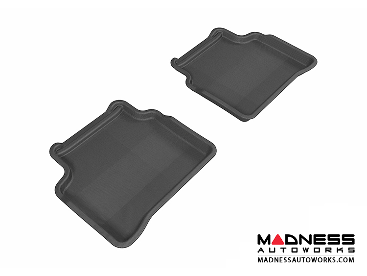 Nissan Altima Sedan Floor Mats (Set of 2) - Rear - Black by 3D MAXpider